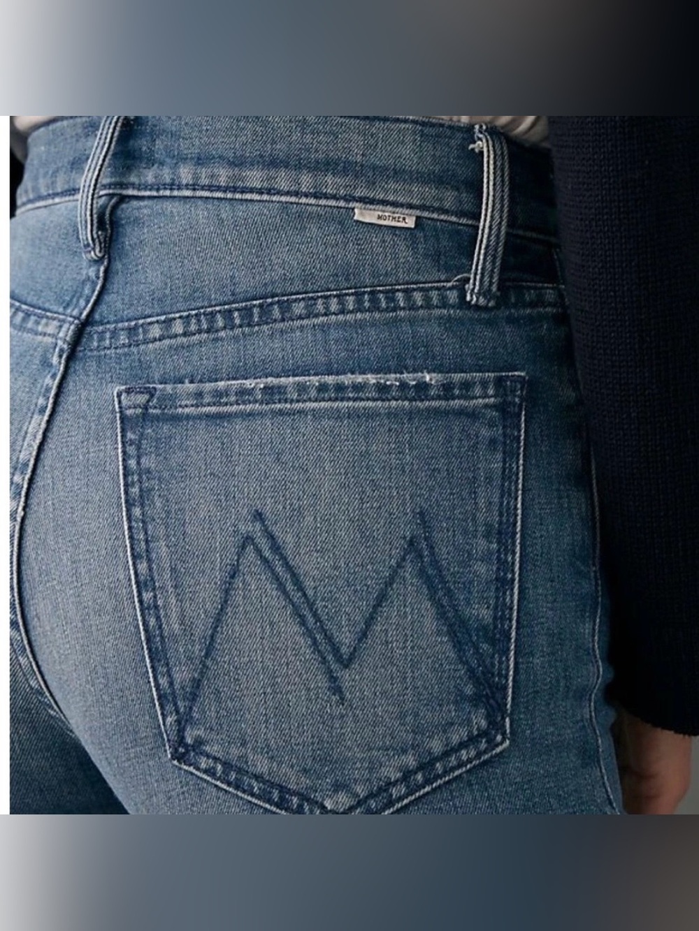 MOTHER Jeans The Tomcat Ankle Fray, size 33 - Picture 11 of 12
